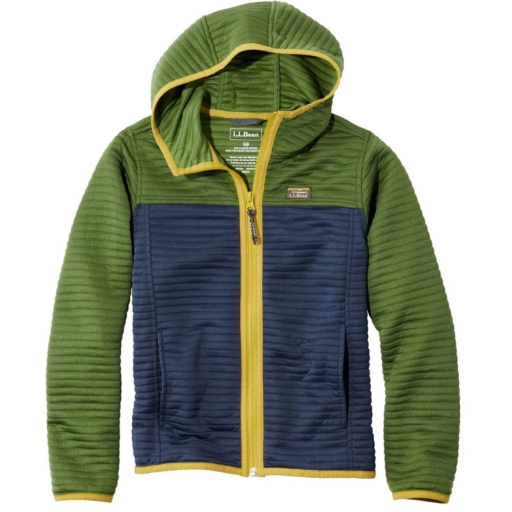 Kids LLBean Airlight Full-Zip Hoodie Large 14-16